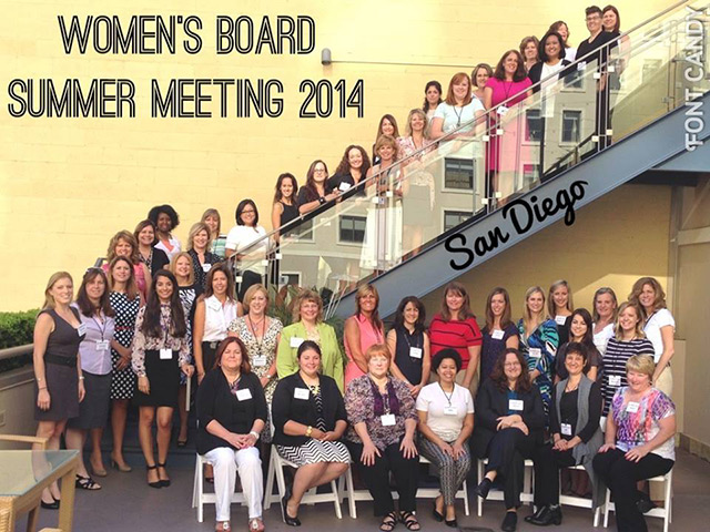 July 29-30, 2014 Hosted The Car Care Council Womens Board Summer Meeting 2 days of networking and strategic planning with the top women of the Auto Care Industry in San Diego, CA 