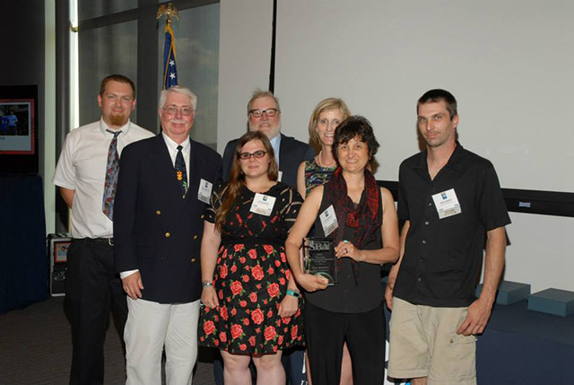 June 11, 2015: Presented with the SBA 2015 Vermont Woman-Owned Business of the Year at the Pizzagalli Center, Shelburne Museum | Auto Craftsmen LTD.